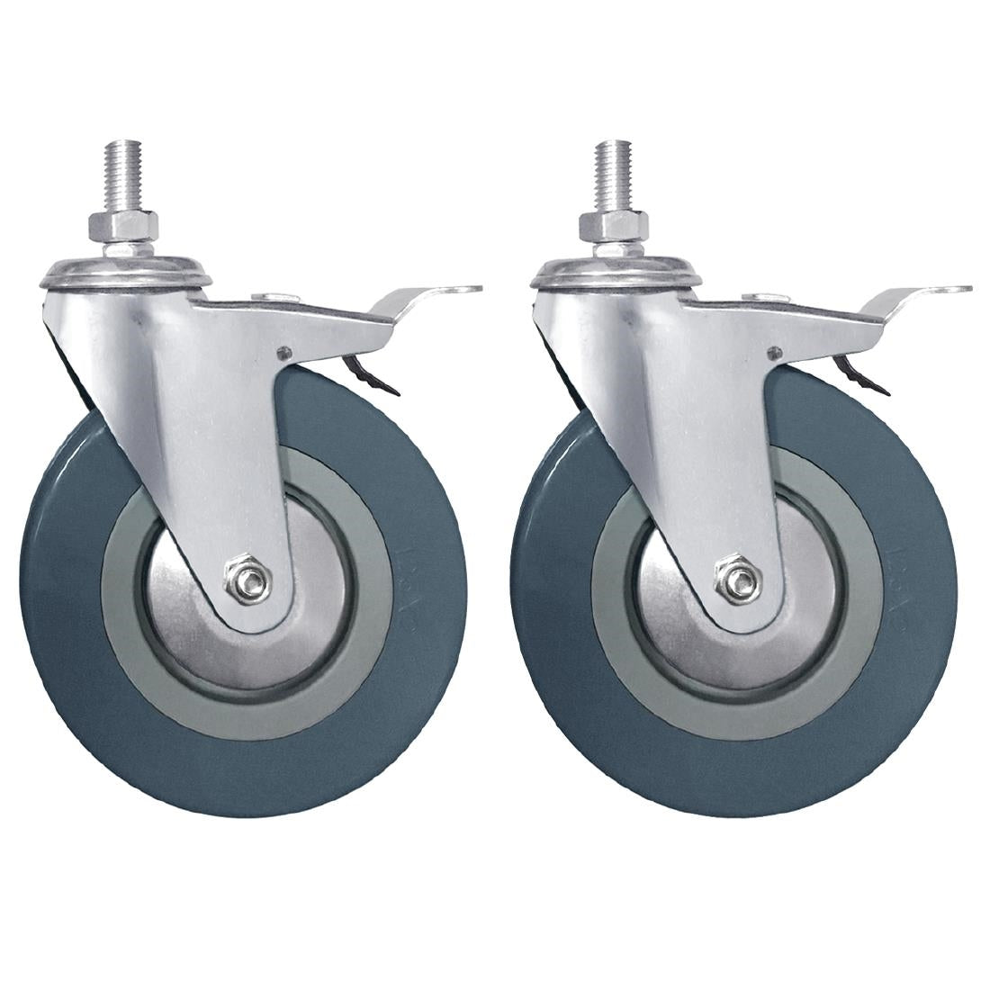 Vogue Braked Castors (Pack of 2) - AJ206  Vogue   