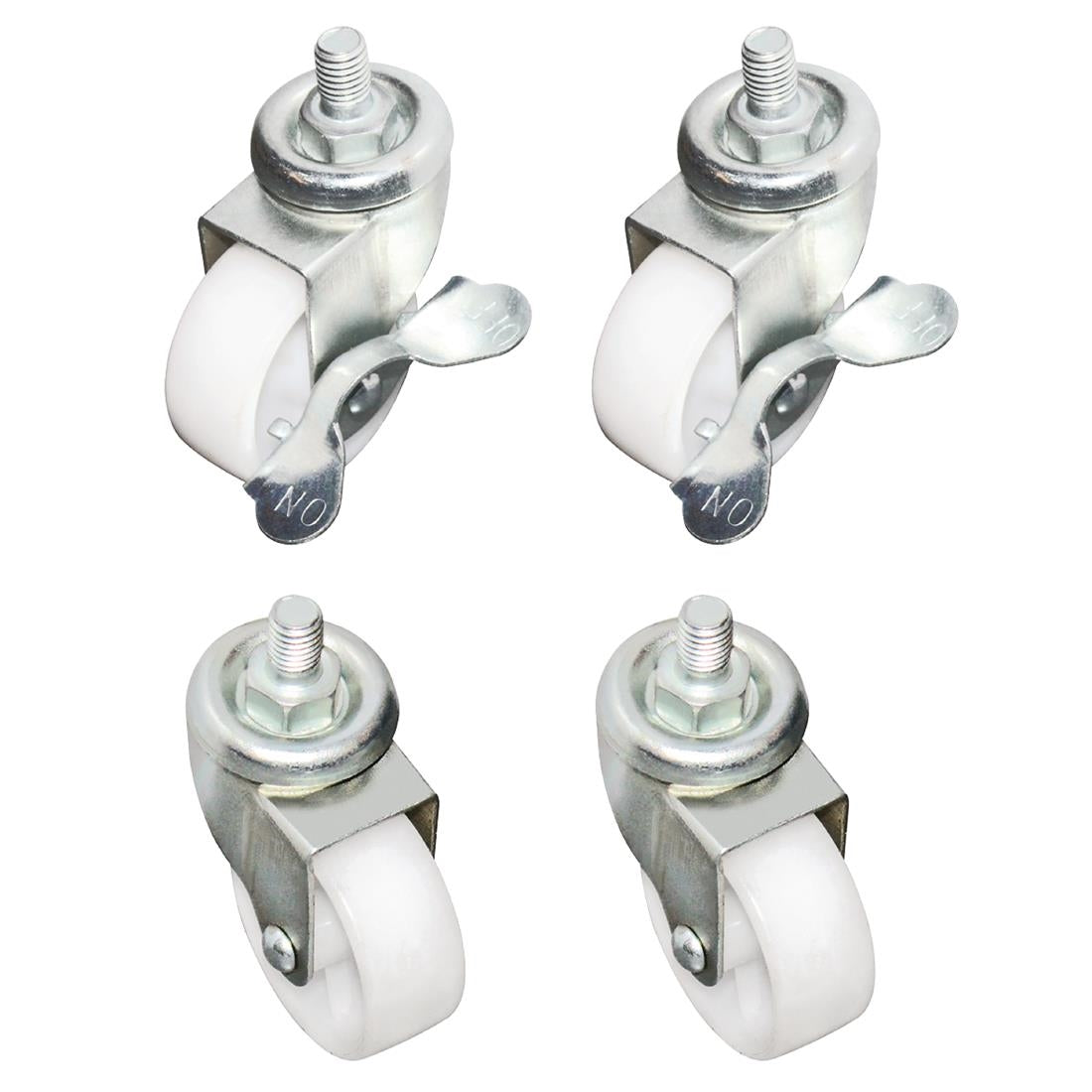 Polar Standard & Braked Castors (Pack of 4) - AJ489  Polar   