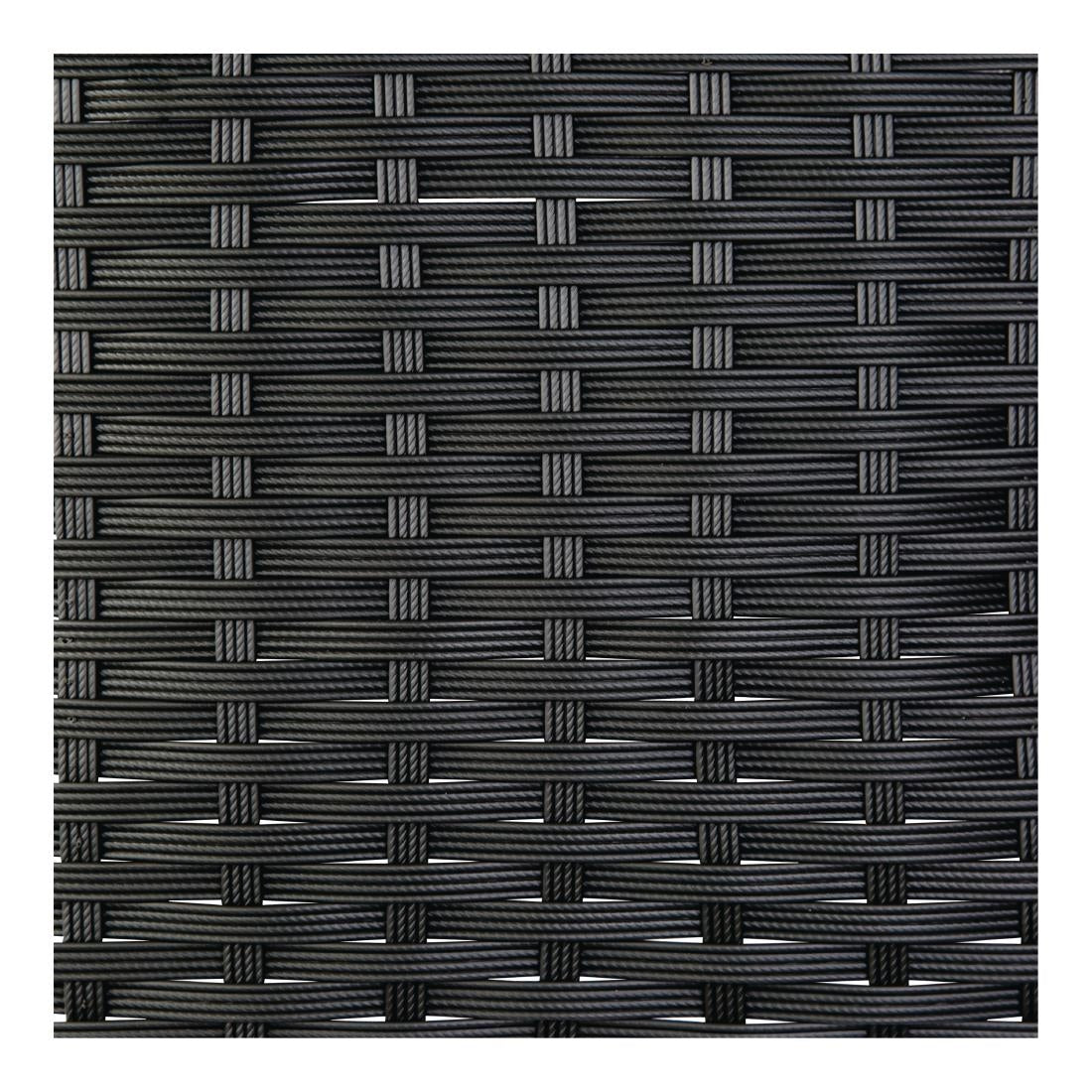 Bolero Black PE Wicker Swatch - AJ827  Bolero   