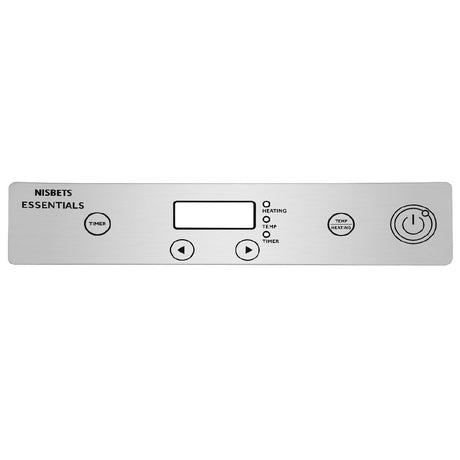 Nisbets Essentials Control Panel Sticker - AK117  Nisbets Essentials   