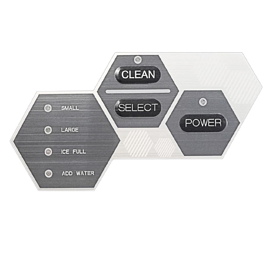 Nisbets Essentials Control Panel Sticker - AK570  Nisbets Essentials   