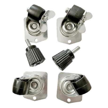 Polar Set of 6 Castors and Adjustable Feet - AK836  Polar   