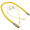 Connect2Gas Braided Quick Release Gas Hose 1/2"x1250mm - AN793  Connect2gas   