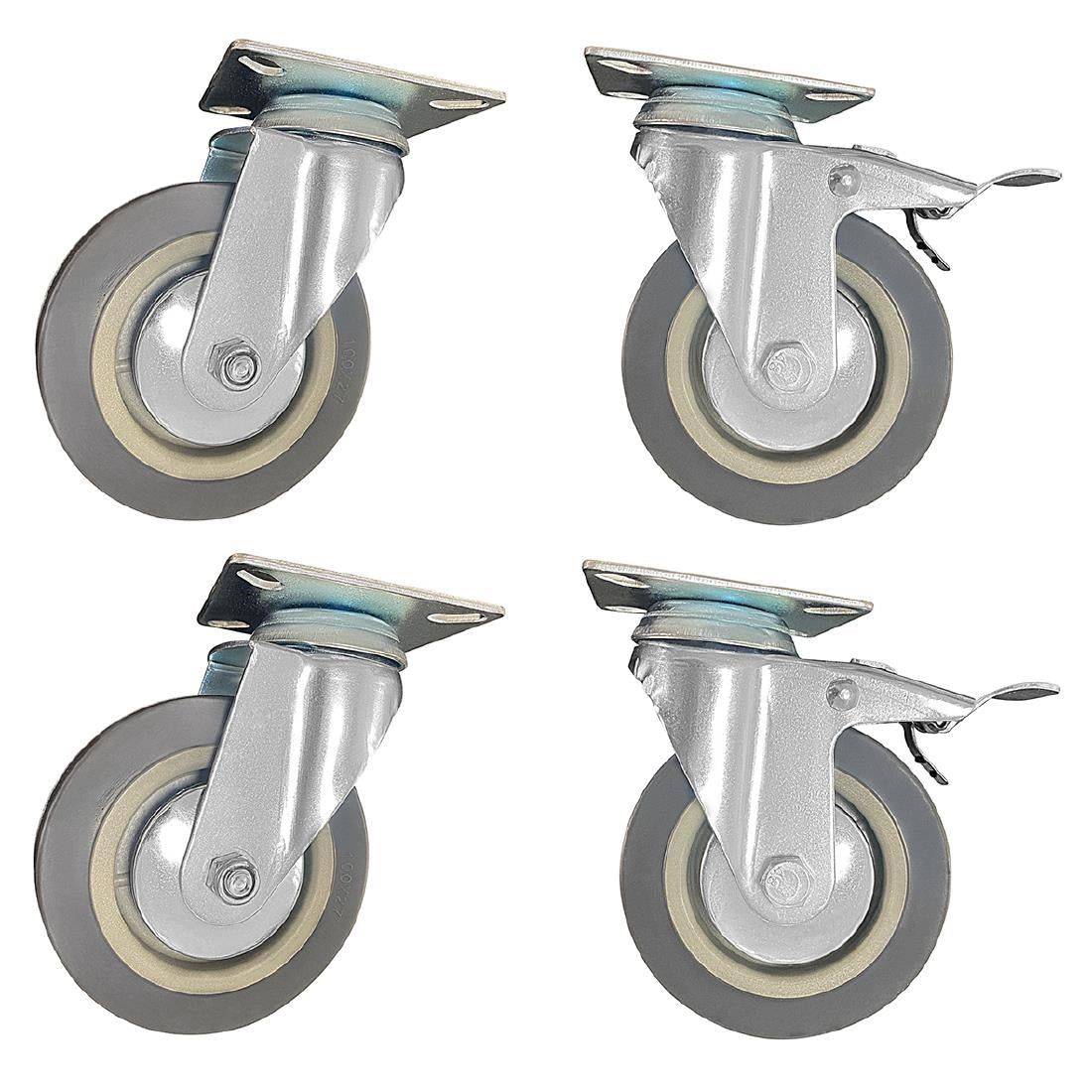 Buffalo Standard & Braked Castors (set 4) - AN890  Buffalo   