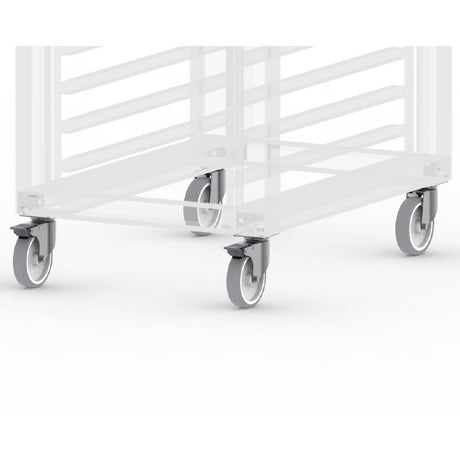 Castors Kit for Buffalo Combi Oven Stands - AP122  Buffalo   