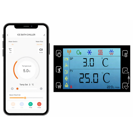 Empire Kove Ice Bath Cold Plunge Universal Chiller – 1.0HP Compressor with WiFi Control, Ozone & Filter System | KOVE-IC1 Ice Baths & Cold Plunges Kove Designs