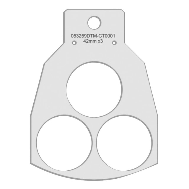 Eddie Carousel Tray 42mm 3 Circles (Pack of 12) - AT729  DTM Primera   