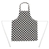 Whites Childrens Bib Apron Big Black and White Check - B357 Aprons Whites Chefs Clothing
