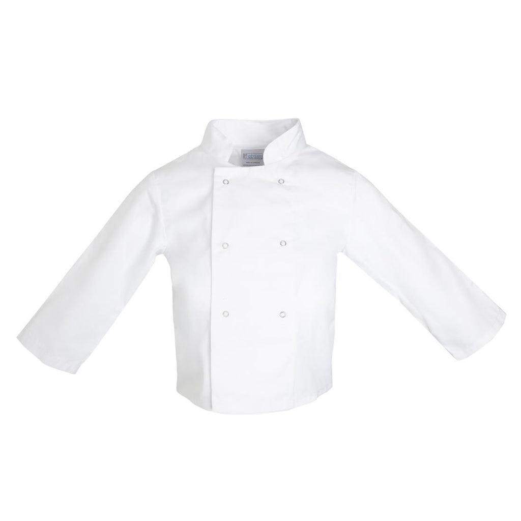 Whites Childrens Unisex Chef Jacket White S - B124  Whites Chefs Clothing   
