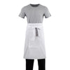 Regular Bistro Apron White - B132 Aprons Whites Chefs Clothing