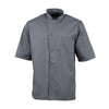 Chef Works Valais Signature Series Unisex Chefs Jacket Grey XL - B185-XL Chef Works Chefs Jackets Chef Works   