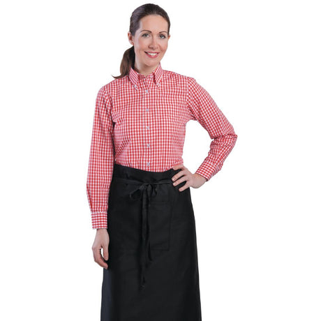 Chef Works Womens Gingham Shirt Red XS - B216-XS  Chef Works   