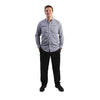 Chef Works Mens Gingham Shirt Black M - B219-M Uniform Shirts Chef Works