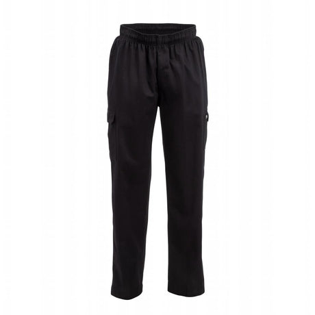 Chef Works Unisex Classic Fit Cargo Chefs Trousers Black L - B222-L Chef Works Chef Trousers Chef Works   