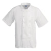 Whites Boston Unisex Short Sleeve Chefs Jacket White XS - B250-XS Whites Chef Jackets and Tunics Whites Chefs Clothing   