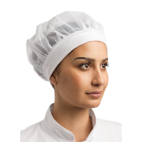 Whites Unisex Comfy Hat White - B252 Catering Hats Whites Chefs Clothing   