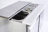 Sterling Pro Cobus 2 Door Prep Counter Fridge Hinged Lid & Chop Board Saladette | SPU200SL Pizza Prep Counters - 2 Door Sterling Pro