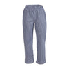 Whites Unisex Vegas Chefs Trousers Small Blue and White Check L - B311-L Whites Chef Trousers Whites Chefs Clothing   