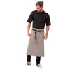 Chef Works Urban Portland Fine Stripe Bistro Apron Grey - B355 Aprons Chef Works Urban