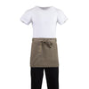 Whites Short Bistro Apron Tan - B432 Aprons Whites Chefs Clothing