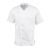 Chef Works Springfield Zipper Mens Chefs Jacket White XL - B471-XL Chef Works Chefs Jackets Chef Works Urban   