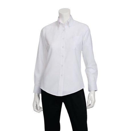 Chef Works Womens Oxford Shirt L - B878-L Uniform Shirts Chef Works