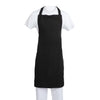 Whites Polycotton Bib Apron Black XL - B887 Aprons Whites Chefs Clothing
