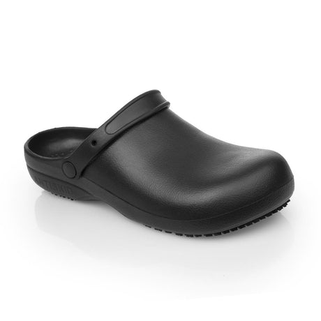 Nisbets Essentials Chefs Clog Black 4041 - B979-4041 Slipbuster Shoes Nisbets Essentials   