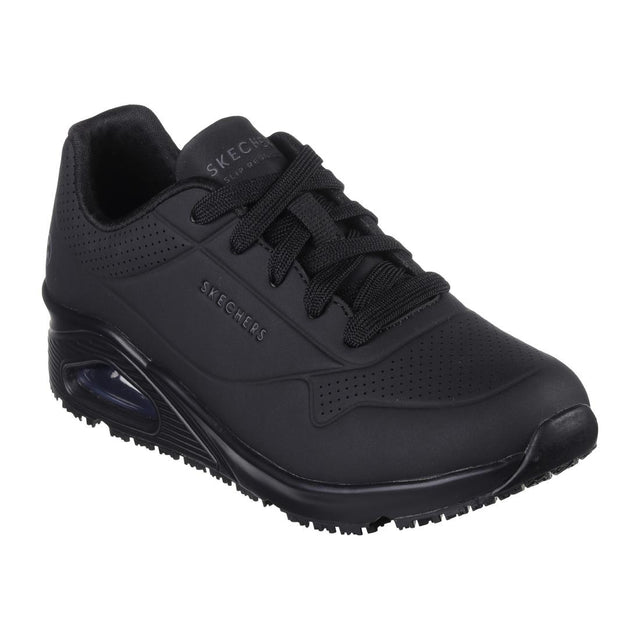 Skechers Work Womens Uno Slip Resistant Trainers Black 36 - BA004-3 Skechers Shoes Skechers   