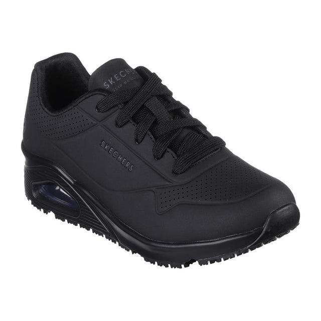 Skechers Work Womens Uno Slip Resistant Trainers Black 39 - BA004-6 Skechers Shoes Skechers   