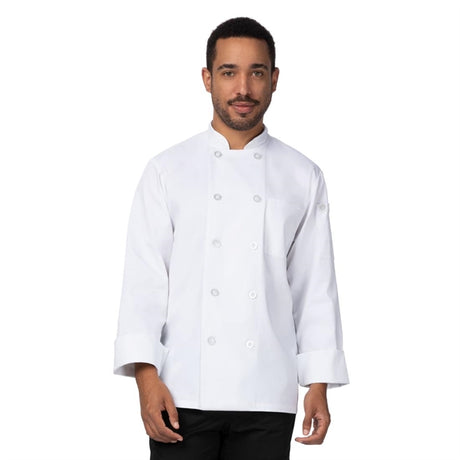 Chef Works Le Mans Recycled Chef Jacket White 3XL - BA046-3XL Chef Works Chefs Jackets Chef Works   