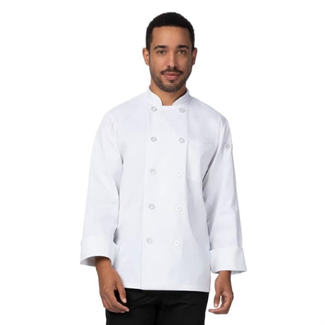 Chef Works Le Mans Recycled Chef Jacket White S - BA046-S Chef Works Chefs Jackets Chef Works   