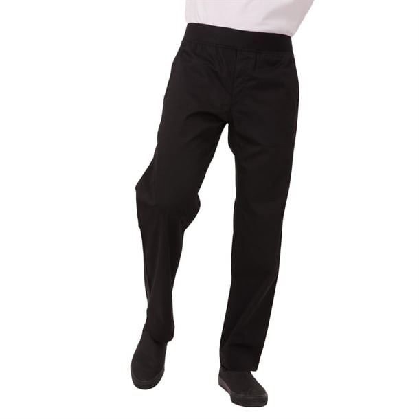 Chef Works Lightweight Recycled Chef Trousers Black L - BA048-L Chef Works Chef Trousers Chef Works   