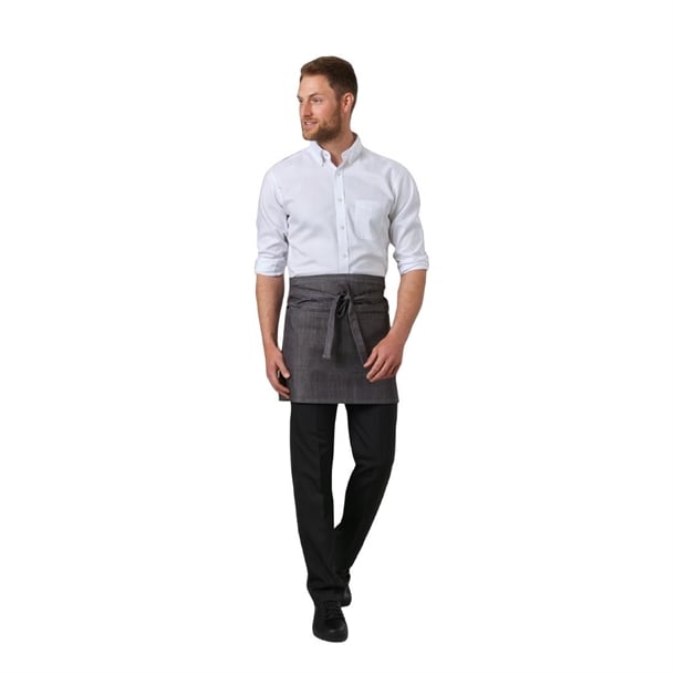 Brook Taverner Mens Mars Black Waiting Trousers Size 36" - BA050-36 Uniform Trousers Brook Taverner