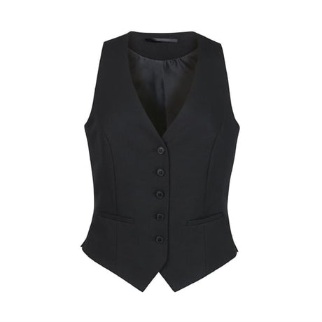 Brook Taverner Ladies Luna Black Waistcoat XS - BA057-XS  Brook Taverner   