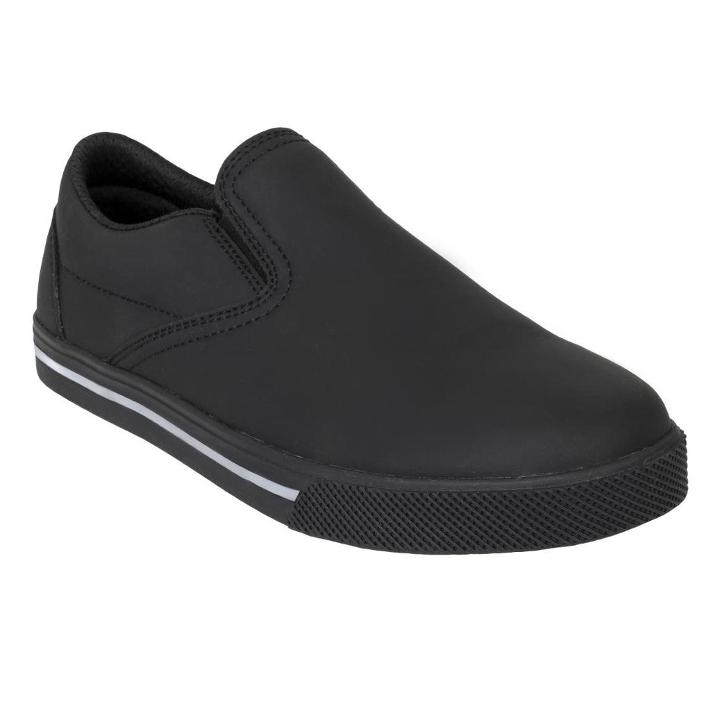 Slipbuster Microfibre Slip-on Shoe Matte Black 38 - BA062-38 Slipbuster Shoes Slipbuster Footwear   