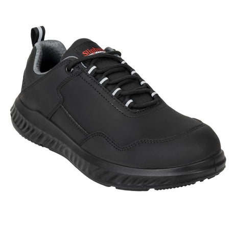 Slipbuster Microfibre Safety Trainer Matte Black 37 - BA064-37 Slipbuster Shoes Slipbuster Footwear   