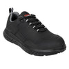 Slipbuster Microfibre Safety Trainer Matte Black 45 - BA064-45 Slipbuster Shoes Slipbuster Footwear   
