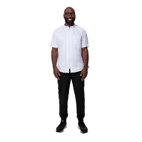 Chef Works Arcadia Chef Jacket White Size L - BA070-L Chef Works Chefs Jackets Chef Works   