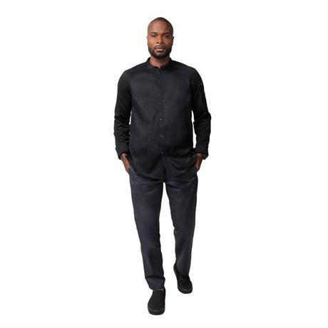 Chef Works Tulum Sustainable Chef Jacket Black S - BA075-S Chef Works Chefs Jackets Chef Works   