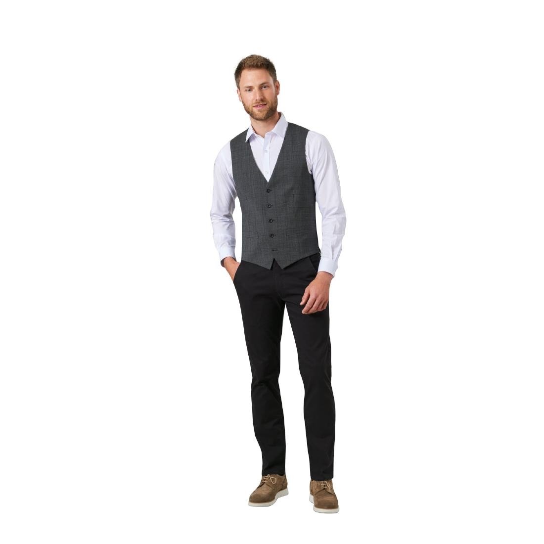 Brook Taverner Mens Miami Slim Fit Chinos Black 38" - BA081-38 Uniform Trousers Brook Taverner