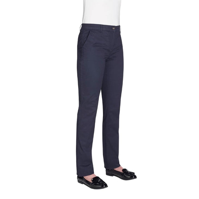 Brook Taverner Womens Houston Slim Leg Chinos Navy Size 8 - BA082-8  Brook Taverner   