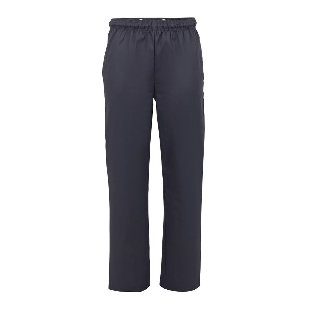 Whites Vegas Chefs Trousers Charcoal Size L - BA112-L Whites Chef Trousers Whites Chefs Clothing   