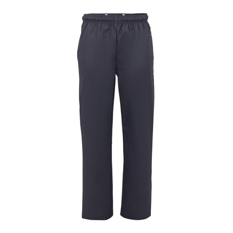Whites Vegas Chefs Trousers Charcoal Size L - BA112-L Whites Chef Trousers Whites Chefs Clothing   