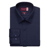 Brook Taverner Mens Long Sleeve Rapino Shirt Navy 15 1/2" - BA148-15 Dress Shirts Brook Taverner   