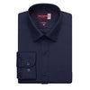 Brook Taverner Mens Long Sleeve Rapino Shirt Navy 18" - BA148-18 Dress Shirts Brook Taverner   