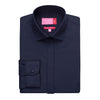 Brook Taverner Ladies Long Sleeve Parma Shirt Navy Size 18 - BA149-18 Dress Shirts Brook Taverner   