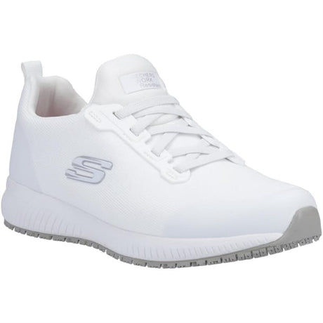 Skechers Slip Resistant Squad Myton Trainers White 42 - BA157-42 Skechers Shoes Skechers   