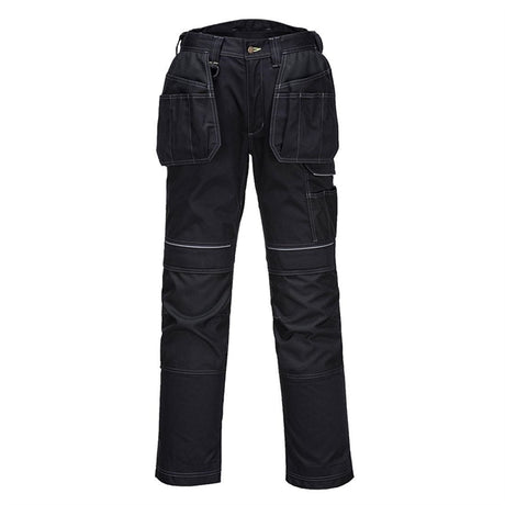 Portwest Black Holster Work Trousers Size 30 - BA188-30 Uniform Trousers Portwest