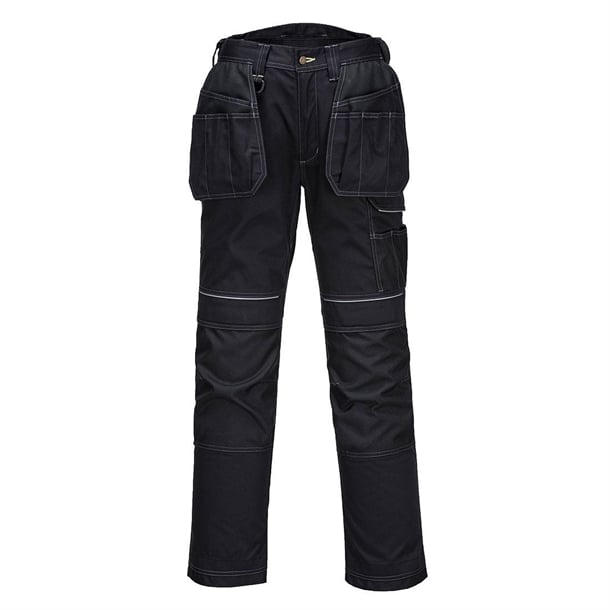 Portwest Black Holster Work Trousers Size 34 - BA188-34 Uniform Trousers Portwest
